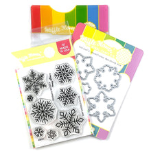 Load image into Gallery viewer, Waffle Flower - Galina’s Snowflake - Stamp Set and Die Set Bundle