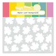 Load image into Gallery viewer, Waffle Flower - Maple Leaf Background Stencil