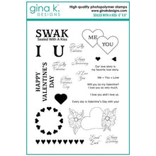 Load image into Gallery viewer, Gina K Designs - Sealed With A Kiss - Stamp Set and Die Set Bundle