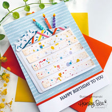 Load image into Gallery viewer, Honey Bee Stamps - Birthday Wishes - Stamp Set and Die Set Bundle