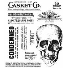 Load image into Gallery viewer, Stampers Anonymous - Tim Holtz - Halloween - Cling Mounted Rubber Stamps - Rest In Peace
