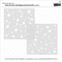 Load image into Gallery viewer, Lawn Fawn - Lots of Stars Background Stencil