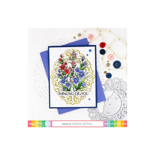 Load image into Gallery viewer, Waffle Flower - Larkspur Combo - Stamp Set and Die Set Bundle