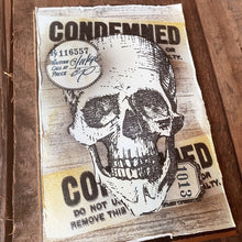Load image into Gallery viewer, Stampers Anonymous - Tim Holtz - Halloween - Cling Mounted Rubber Stamps - Rest In Peace