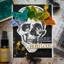 Load image into Gallery viewer, Stampers Anonymous - Tim Holtz - Halloween - Cling Mounted Rubber Stamps - Rest In Peace