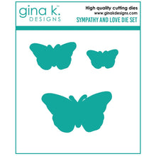 Load image into Gallery viewer, Gina K Designs - Sympathy and Love - Stamp Set and Die Set Bundle