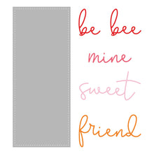Load image into Gallery viewer, Honey Bee Stamps - Slimline Sentiments: Stitched