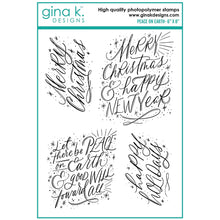 Load image into Gallery viewer, Gina K Designs - Peace on Earth Stamp Set