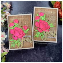 Load image into Gallery viewer, Honey Bee Stamps - Honey Cuts - Lovely Layers: Peony
