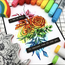 Load image into Gallery viewer, Stampers Anonymous - Tim Holtz - Cling Mounted Rubber Stamp Set - Floral Outline