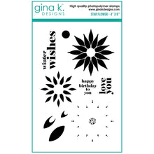 Load image into Gallery viewer, Gina K Designs - Star Flower - Stamp Set and Die Set Bundle