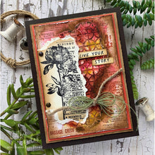 Load image into Gallery viewer, Stampers Anonymous - Tim Holtz - Cling Mounted Rubber Stamp Set - Botanic Collage