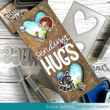 Load image into Gallery viewer, Trinity Stamps - Slimline Tall Heart Trio Die