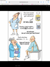 Load image into Gallery viewer, Art Impressions - SC0681 - Get Well Stamp Set