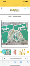 Load image into Gallery viewer, Honey Bee Stamps - Honey Cuts - Rainbow Hot Foil Plate