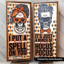 Load image into Gallery viewer, Stampers Anonymous - Tim Holtz - Halloween - Cling Mounted Rubber Stamps - Bold Frights