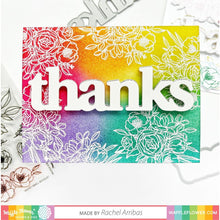 Load image into Gallery viewer, Waffle Flower - Oversized Thank You Print Die