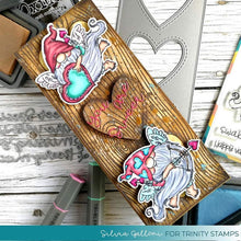 Load image into Gallery viewer, Trinity Stamps - Slimline Tall Heart Trio Die