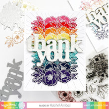 Load image into Gallery viewer, Waffle Flower - Oversized Thank You Print Die