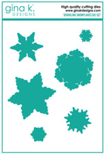 Load image into Gallery viewer, Gina K Designs - Sparkling Snowflakes - Stamp Set and Die Set Bundle