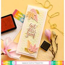 Load image into Gallery viewer, Waffle Flower - Cute Leaf Background Stencil