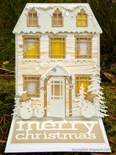 Load image into Gallery viewer, Poppy Stamps - Snowy Merry Christmas Die - Style 2387
