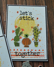 Load image into Gallery viewer, Stampers Anonymous - Tim Holtz - Cling Mounted Rubber Stamp Set - Mod Cactus