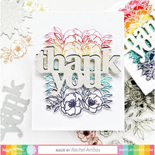 Load image into Gallery viewer, Waffle Flower - Oversized Thank You Print Die