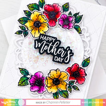 Load image into Gallery viewer, Waffle Flower - Wild Rose Combo - Stamp Set and Die Set Bundle