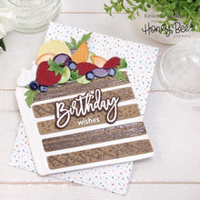 Load image into Gallery viewer, Honey Bee Stamps - Birthday Wishes - Stamp Set and Die Set Bundle