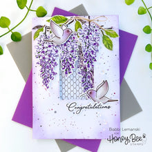 Load image into Gallery viewer, Honey Bee Stamps - Layering Wisteria - Stamp Set and Die Set Bundle