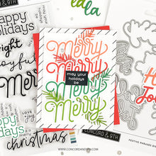 Load image into Gallery viewer, Concord & 9th - Festive Phrases - Stamp and Die Bundle
