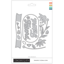 Load image into Gallery viewer, Concord & 9th - Friendly Florals - Stamp and Die Bundle