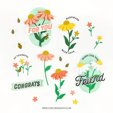 Load image into Gallery viewer, Concord & 9th - Friendly Florals - Stamp and Die Bundle