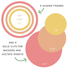 Load image into Gallery viewer, Honey Bee Stamps - Honey Cuts - Circlescapes Shaker Frames Dies
