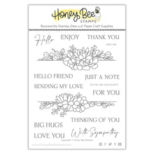 Load image into Gallery viewer, Honey Bee Stamps - On the Line: Succulents - Stamp Set and Die Set Bundle