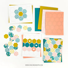 Load image into Gallery viewer, Concord & 9th - Honeycomb Patterns - Stamp and Die Bundle