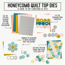 Load image into Gallery viewer, Concord & 9th - Honeycomb Patterns - Stamp and Die Bundle
