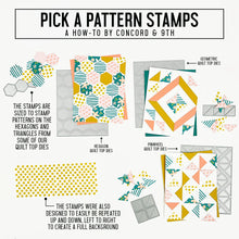 Load image into Gallery viewer, Concord & 9th - Honeycomb Patterns - Stamp and Die Bundle