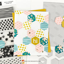 Load image into Gallery viewer, Concord & 9th - Honeycomb Patterns - Stamp and Die Bundle