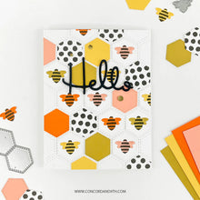 Load image into Gallery viewer, Concord & 9th - Honeycomb Patterns - Stamp and Die Bundle