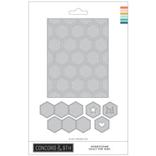 Load image into Gallery viewer, Concord & 9th - Honeycomb Patterns - Stamp and Die Bundle