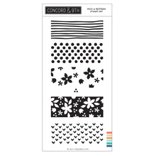 Load image into Gallery viewer, Concord & 9th - Honeycomb Patterns - Stamp and Die Bundle