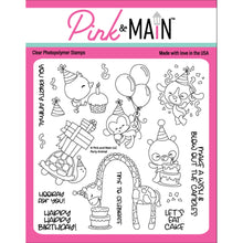 Load image into Gallery viewer, Pink and Main - Party Animals - Stamp Set and Die Set Bundle