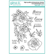 Load image into Gallery viewer, Gina K Designs - Rarest Rose - Stamp Set and Die Set Bundle