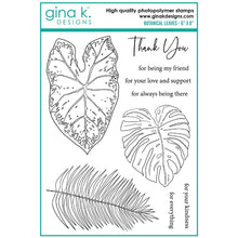 Load image into Gallery viewer, Gina K Designs - Hannah Drapinski - Botanical Leaves Stamp Set