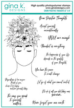 Load image into Gallery viewer, Gina K Designs - Hannah Schroepfer - Grow Positive Thoughts Stamp Set