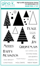 Load image into Gallery viewer, Gina K Designs - Holiday Trees - Stamp Set and Die Set Bundle