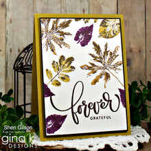 Load image into Gallery viewer, Gina K Designs - Layered Leaf Prints - Stamp Set and Die Set Bundle