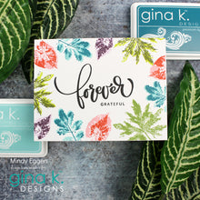Load image into Gallery viewer, Gina K Designs - Layered Leaf Prints - Stamp Set and Die Set Bundle
